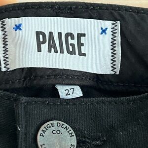 PAIGE Classic Black Jeans